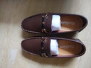 游虎（YOUHU）休闲皮鞋男真皮软底豆豆鞋套脚懒人驾车鞋百搭四季男鞋冬季加绒保暖棉鞋 暗棕【1818】 38 实拍图