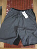 花花公子家居短裤男士春夏季居家五分裤宽松大码纯棉大裤衩夏季沙滩裤男裤 深灰-短款 1条 XL 实拍图