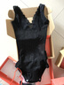 卡熙雅便脱式连体塑身衣 收腹束腰托胸 修身显瘦提臀减小肚子肚腩 黑色 L（80-100斤1.8-2.1尺腰） 实拍图