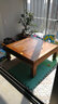 天玺香颂 老榆木中式实木小炕桌 客厅简约飘窗桌榻榻米小桌子木质功夫茶几 茶道茶桌 长70宽70高30方形 实拍图