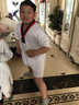 竞派 儿童跆拳道服全棉短袖跆拳道服装纯棉训练服男女跆拳道衣服 实拍图
