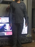 金立芬睡衣男秋冬季长袖纯棉春秋季加大码运动全棉家居服套装可外穿出门 116智慧深灰色 4XL （210斤-240斤） 实拍图