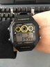 卡西欧（CASIO） 卡西欧(CASIO)小方块数显电子表狂飙安欣同款男防水学生运动手表 黑盘橡胶带AE-1300WH-1A 实拍图