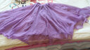 TUOSE半身裙夏季中长款双层雪纺大摆长裙显瘦飘逸海边度假沙滩仙女裙子 紫色 均码 裙长95CM 实拍图