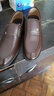 乔治蜥蜴 男士皮鞋男鞋四季款皮鞋大码正装鞋透气商务休闲爸爸鞋子 棕色单里1720 41 实拍图