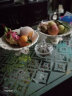 梵莎奇果盘欧式家用客厅茶几奢华大号水果盘套装创意现代陶瓷果盆摆件 小号28*28*13cm 实拍图