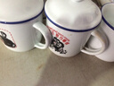 友黎优品（B.youly）复古茶缸子怀旧陶瓷杯为人民服务马克杯办公室茶杯带盖定制logo 高富帅 400ml 实拍图
