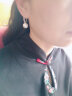 依特925银耳钉女韩版时尚气质银珍珠耳环耳坠贝壳珍珠耳钉耳饰品 银色白珠 实拍图