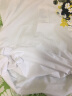 艾路丝婷夏季新款短袖T恤女印花蝙蝠袖女士体恤TX3393 白色 180/100A/XXXL 实拍图