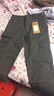狮子聪工装裤男宽松直筒休闲户外纯棉大码裤战术裤 加绒可选 3818深军绿 33(2.6尺) 实拍图