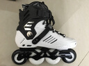 乐秀（ROADSHOW）RX5轮滑鞋成人大学生旱冰滑冰鞋初学者男女平花鞋专业夜光溜冰鞋 8轮全闪白银套装 38 实拍图