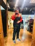 HOTSUIT后秀暴汗服运动男运动套装春夏健身跑步服防泼水轻薄款运动服 银河蓝-矿物黑【男款】 4XL 实拍图