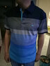 七匹狼男士短袖T恤冰丝光棉夏季凉感翻领短t条纹商务休闲polo保罗衫男装 803(本白)-丝光棉 165/84A/M 实拍图