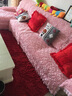 西子纱沙发垫四季通用防滑高档提花沙发坐垫毛绒沙发套罩可机洗2025新款 粉色 90*90CM一条 实拍图