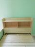 千鹏（QIANPENG） 实木床 公主床 小儿孩童床单人床小学生青少年书架储物床家具 原木无漆床 1.2米*2米 实拍图