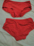 浪莎2条装大红本命年内裤女士性感内裤本命年鸿运中腰三角裤 款式一/竹纤维/ 2条 L(165/90) 实拍图