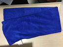 浩宝擦车毛巾磨绒加厚型洗车毛巾超细纤维擦玻璃吸水毛巾抹布洗车用品 蓝色 30*70CM（2条） 实拍图