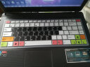升派（ESPL） 华硕笔记本电脑键盘保护膜X42J X42E K42D N43S X44H A42J 五彩黑底 晒单实拍图