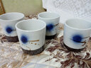 和风四季 日式釉下彩陶瓷手绘茶具功夫茶壶提梁茶壶茶具养生壶套装茶杯 飞流茶杯(130ml)单个 实拍图