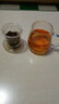物生物（RELEA）玻璃杯男女士茶水分离办公泡茶杯双层耐高温花茶杯带把手 落羽 500ml 实拍图