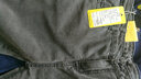 狮子聪加绒牛仔裤女紧身高弹力高腰铅笔小脚裤冬季加厚 灰色灰绒九分  30码 实拍图
