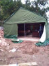 京路发户外施工地加厚帆布棉帐篷工程救灾冬季保暖养蜂野露营户外大帐篷 L3+型3*4米 晒单实拍图