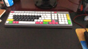 联想一体台式机电脑键盘膜K5819键盘保护膜KB4721 10YA KM5821 七彩黑色 实拍图