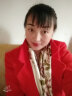 韩禾 柔滑缎面大方巾头巾 油画绸缎围巾披肩百搭女丝巾 90*90CM 781 实拍图