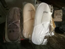 祝源祝源宾馆酒店拖鞋厚底非一次性家居待客棉拖鞋男女情侣保暖春秋冬 037奶黄色 实拍图