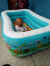 当康  PVC婴儿浴盆洗澡盆 宝宝儿童套餐充气婴儿游泳池 三层150cm电泵尊享套餐 实拍图