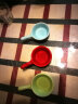 LICHEN 陶瓷小碟子六色单柄调料酱料碟日式小菜碟Q版小冷菜调味碟创意餐具单个 蓝色 实拍图