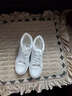 轩途诗内增高女鞋春季韩版系带女厚底运动鞋子女内增高鞋 11白色蕾丝 37 实拍图