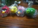 经典版Angrybirds 愤怒的小鸟 2.5寸毛绒公仔（带塑料挂钩）绿猪 实拍图