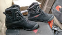 祥冠（XIANG GUAN）新式作战靴户外登山鞋女防水防滑轻便迷彩鞋男高帮秋冬爬山徒步鞋 黑色（男女款） 43 (尺码偏小) 实拍图