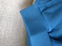 馨颂男童短裤夏季童装细密小毛圈针织儿童运动休闲裤子 蓝色RIGHT 130 实拍图