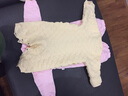 优奇婴儿衣服新生儿保暖三层夹棉连体衣春秋冬季哈衣爬服男女宝宝睡衣 新款【三层暖棉】奶白 73cm 实拍图