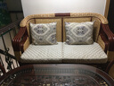 藤妃 真藤沙发 茶桌五件套 客厅沙发 藤家具 藤艺沙发组合 双人位沙发-THY 实拍图