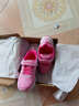回力童鞋2026冬季新款男女童高帮加绒二棉鞋中大童学生保暖儿童运动鞋 米粉（加绒） 34码鞋内长约21cm 实拍图
