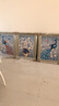 艺米 客厅装饰画现代简约壁画沙发背景墙画挂画欧式餐厅麋鹿孔雀有框三联画 鸾凤和鸣-香槟银框（复式装裱+高透有机玻璃） 63*80大气套装(适合3.5-4.5m沙发墙) 实拍图