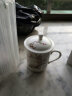 瓷博 景德镇茶杯陶瓷泡茶杯子带盖女士花茶杯套装茶叶杯喝茶杯 办公室瓷器茶杯传统十二花神 梅花 实拍图