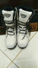 古森林雪地靴女冬季户外登山滑雪鞋中筒防水防滑加绒加厚东北保暖棉鞋 白色 40 实拍图