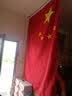 得力（deli）中国国旗摆件党旗纳米防水五星红旗涤纶材质抗晒校户外门口店铺商场马路灯道旗国庆节 周年 2号国旗160*240cm 实拍图
