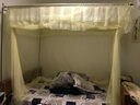 圣安贝（ShenAnBei） 圣安贝 蚊帐不锈钢加厚30MM粗管伸缩1.8m三开门免打墙 米黄一代U形三开门 200cm*150cm*220cm 长宽高 实拍图