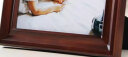 约美 欧式创意组合实木相框挂墙洗照片做成相框证书框相片框像框摆台 黑胡桃色 12寸（20.3x30.5cm）桌摆挂墙 实拍图
