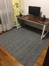 卓梵（ZHUO FAN）办公室方块拼接地毯满铺条纹酒店写字楼台球室商用公司会议室 Z10T灰色条纹  4片装 实拍图