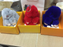 澳美舒萌萌兔挂件毛绒兔子汽车钥匙扣皮草獭兔水貂毛玩具新年情人节礼物 水貂毛香灰8CM 实拍图