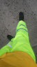 永霸防暴雨雨衣雨裤套装双层时尚全身外卖反光雨衣套装男女款骑行徒步 荧光绿分体款 180 实拍图