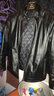 比菲力（BEVERRY）头层真皮皮衣男海宁绵羊皮外套修身韩版男士机车皮夹克夹克外套 棕色夹棉款 2XL 实拍图