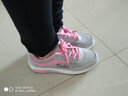 轩途诗女鞋夏季透气网面摇摇鞋休闲鞋女韩版增高厚底松糕鞋子女运动鞋 网面灰粉色 36 实拍图