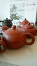一茗金砂 宜兴紫砂壶茶壶自产自销名家吴娟华高难度大红袍朱泥大品 300CC全手工壶西施壶 大品 约300CC 实拍图